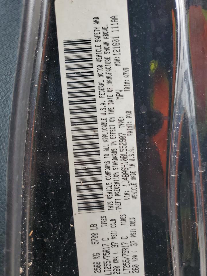 2011 Jeep Wrangler Unlimited Rubicon VIN: 1J4BA6H10BL552907 Lot: 81088745