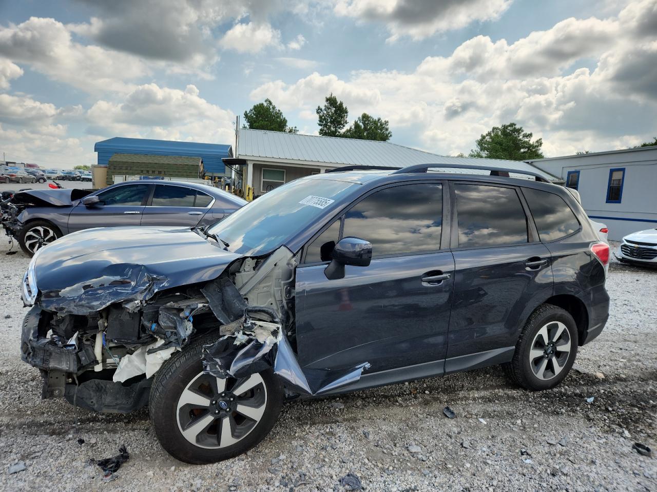 2017 Subaru Forester 2.5I Premium blue suv gas JF2SJAGC3HH491531 photo #1