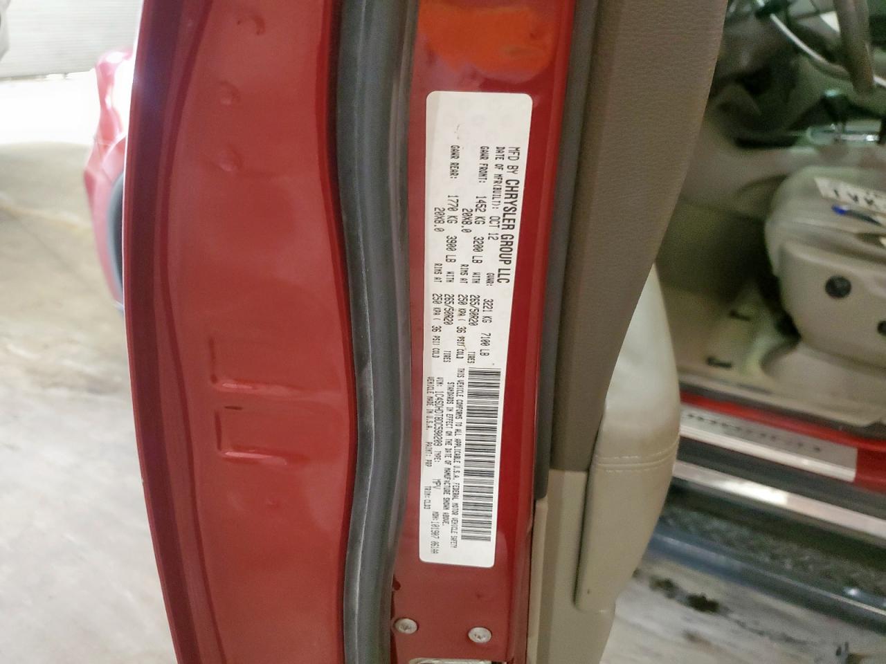 2013 Dodge Durango Crew VIN: 1C4SDHDT8DC590209 Lot: 83984175