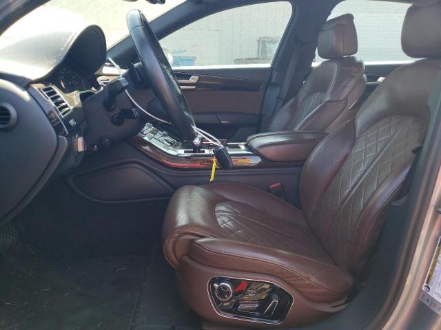 Sedans AUDI A8 2013 Srebrny
