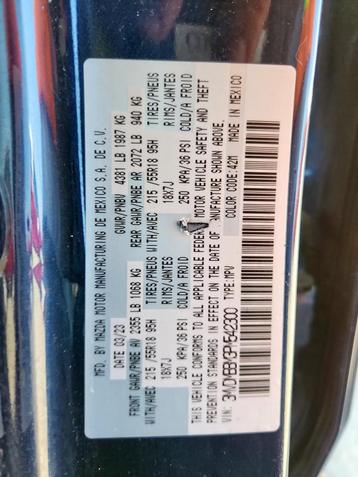 2023 Mazda Cx-30 Select VIN: 3MVDMBBM3PM542300 Lot: 71421195