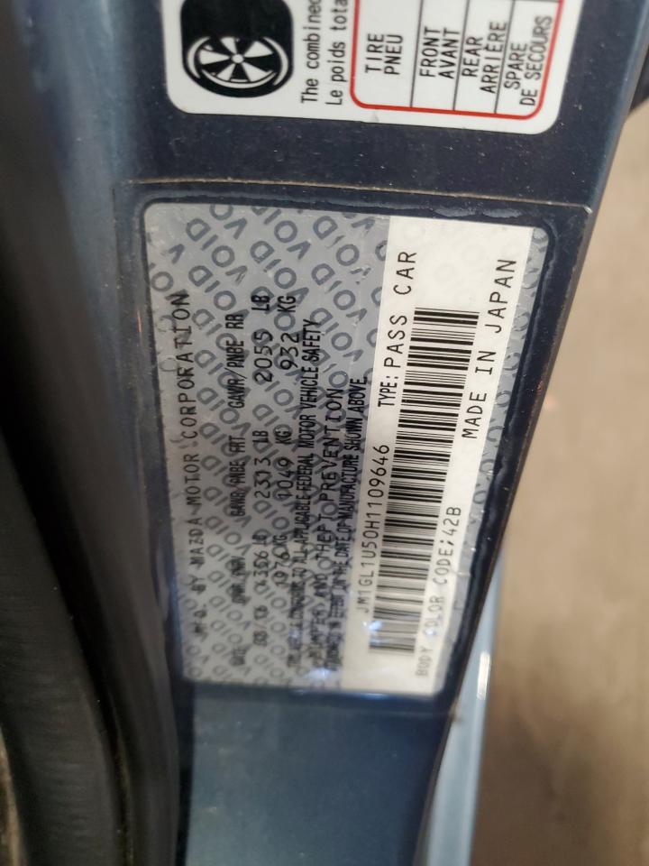 2017 Mazda 6 Sport VIN: JM1GL1U50H1109646 Lot: 81201365