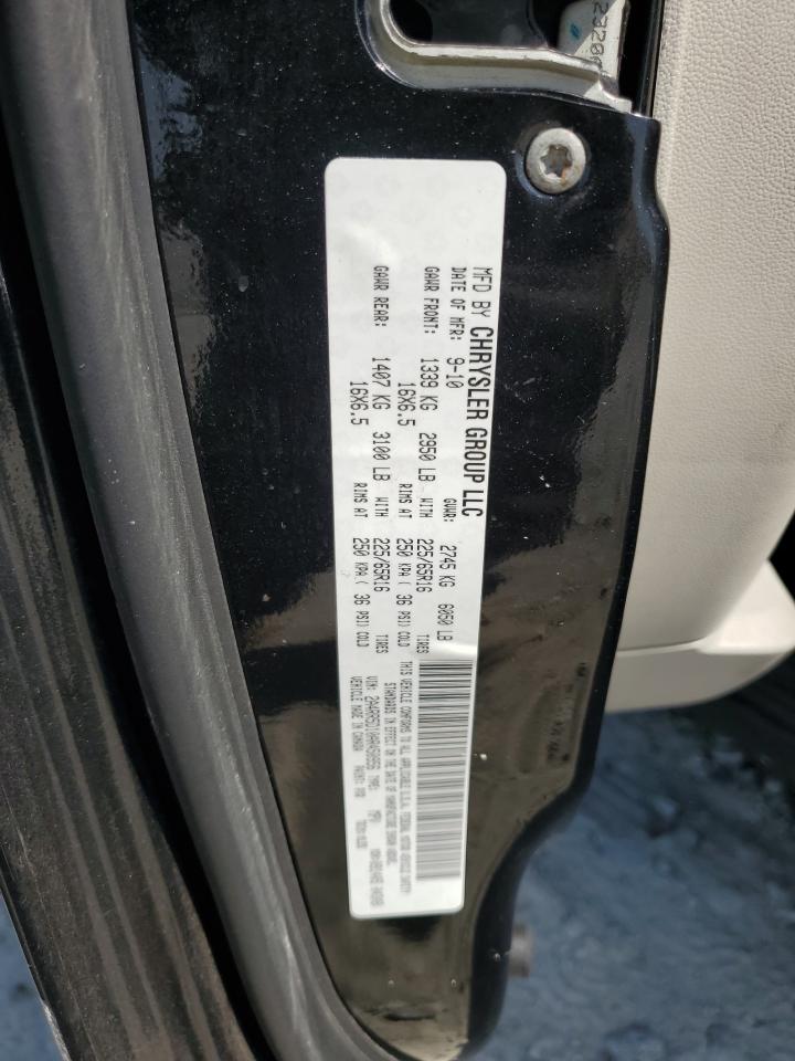 2010 Chrysler Town & Country Touring VIN: 2A4RR5D10AR450956 Lot: 80885355