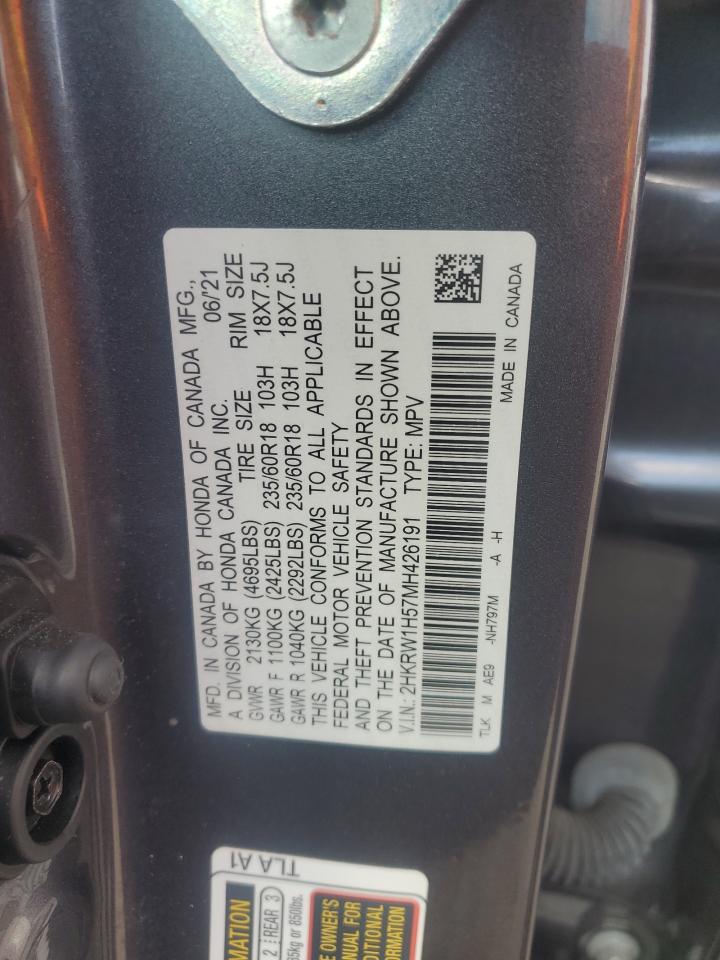 2021 Honda Cr-V Ex VIN: 2HKRW1H57MH426191 Lot: 81561025