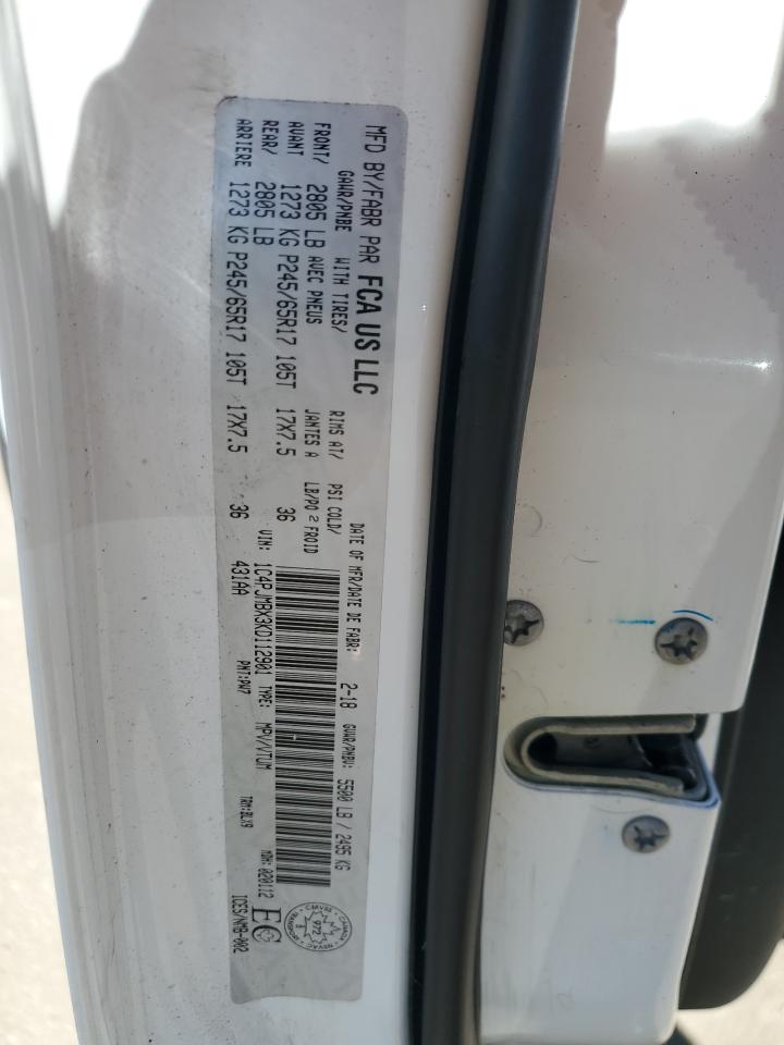 2019 Jeep Cherokee Trailhawk VIN: 1C4PJMBX3KD112901 Lot: 80987175