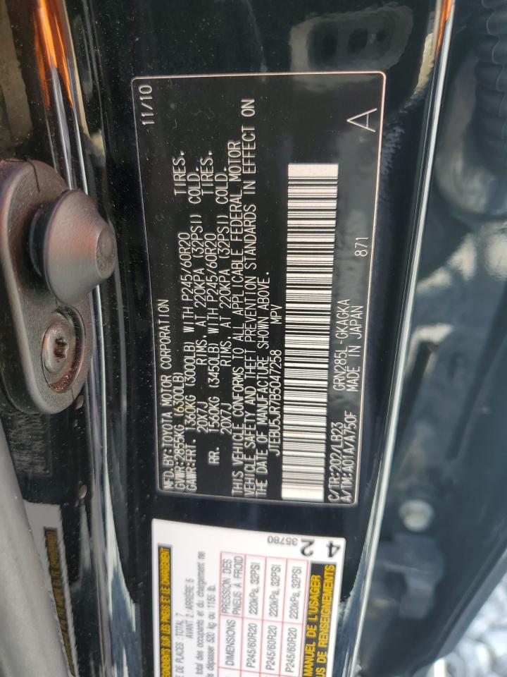 2011 Toyota 4Runner Sr5 VIN: JTEBU5JR7B5047258 Lot: 83945945