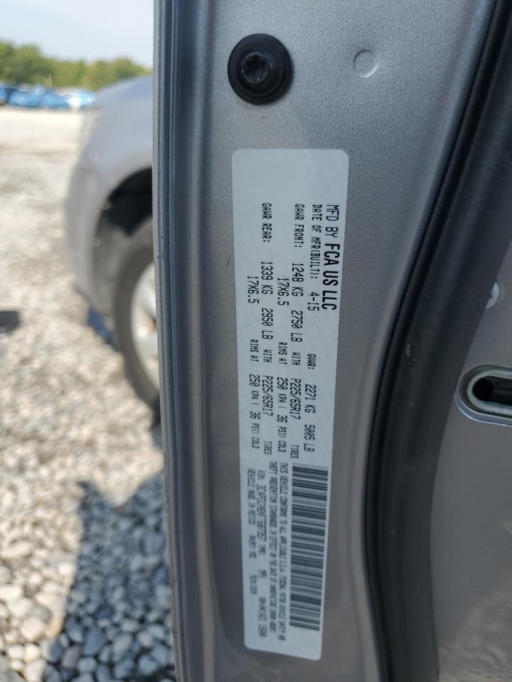 2015 Dodge Journey Se VIN: 3C4PDCABXFT687357 Lot: 80383835