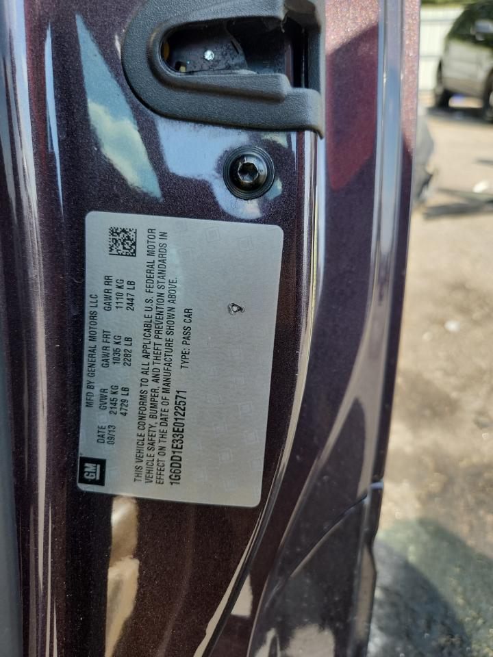 2014 Cadillac Cts Premium Collection VIN: 1G6DD1E33E0122571 Lot: 81069885