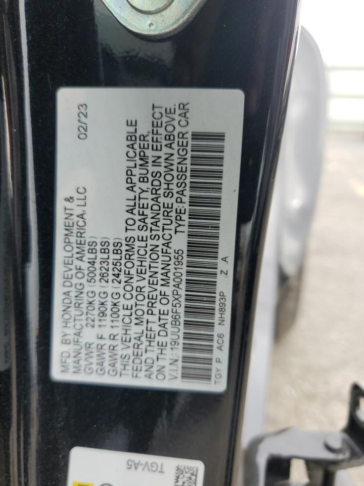 2023 Acura Tlx A-Spec VIN: 19UUB6F5XPA001955 Lot: 81107585