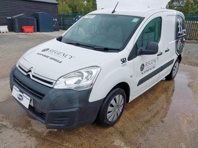 2017 CITROEN BERLINGO 850 EN-PRISE BLU  for sale at Copart COLCHESTER