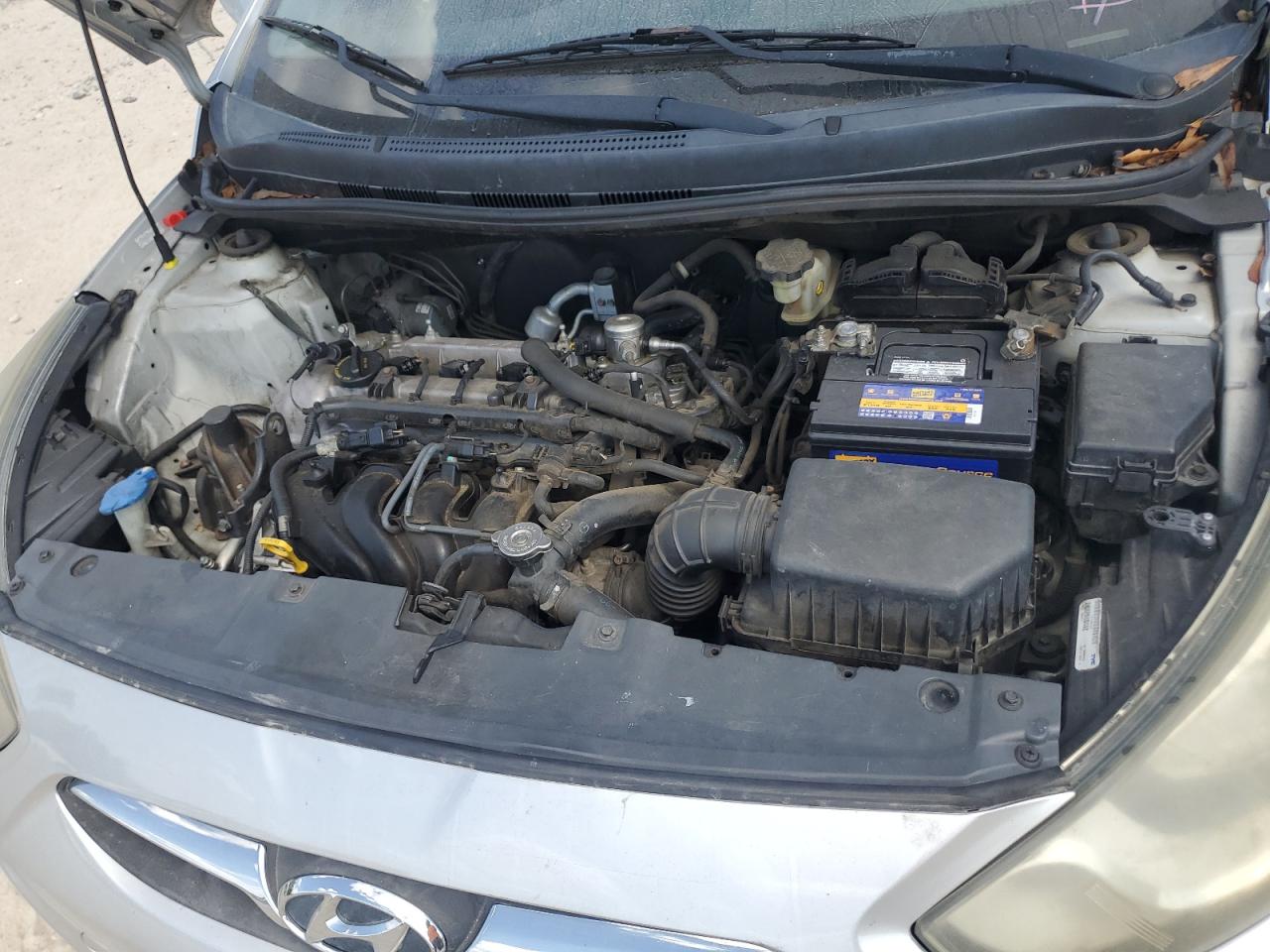 2012 Hyundai Accent Gls VIN: KMHCU4AE2CU159601 Lot: 80468885