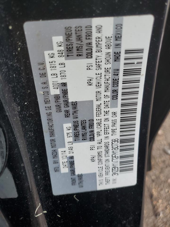 2015 Mazda 3 Touring VIN: 3MZBM1V72FM180738 Lot: 82169295