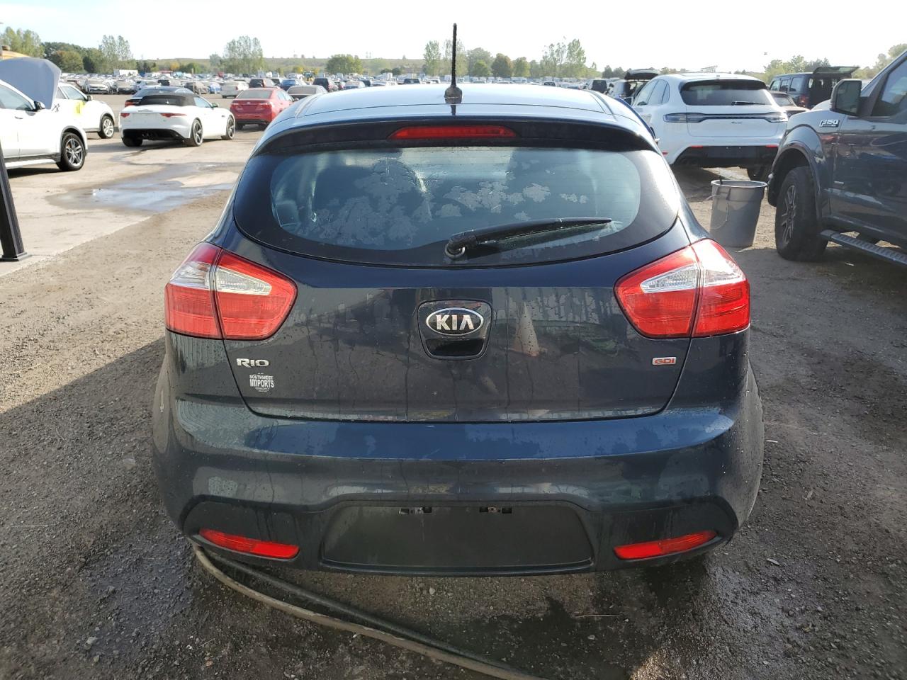 2013 Kia Rio Lx VIN: KNADM5A3XD6887411 Lot: 71750245