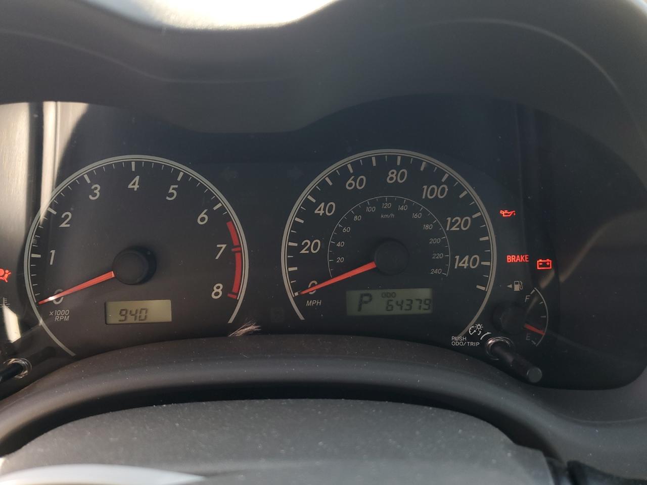 2009 Toyota Corolla Base VIN: JTDBL40E299094037 Lot: 80109905