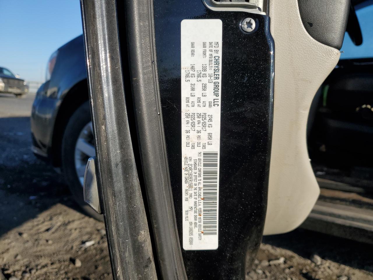 2014 Chrysler Town & Country Touring VIN: 2C4RC1BG9ER156811 Lot: 81423295