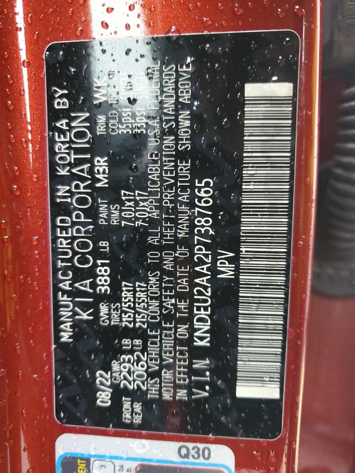 2023 Kia Seltos S VIN: KNDEU2AA2P7387665 Lot: 81255195