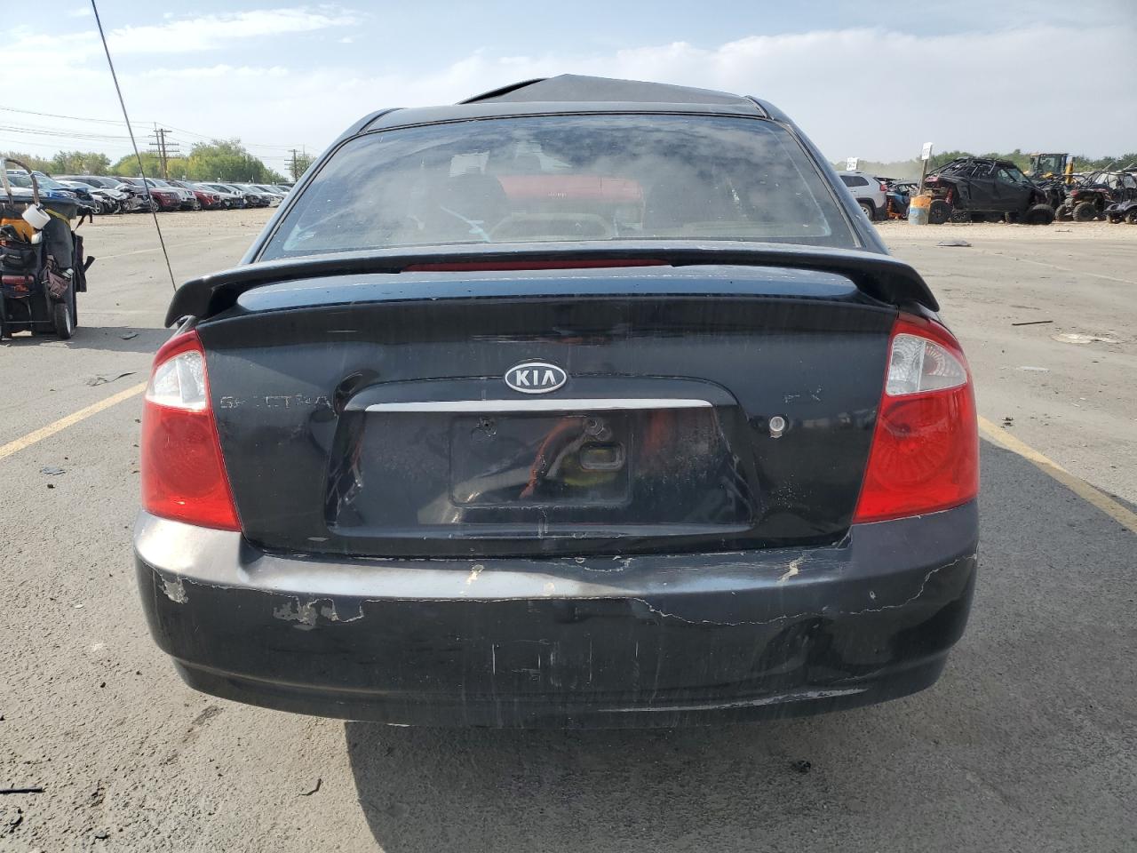2005 Kia Spectra Lx VIN: KNAFE121155154831 Lot: 72072135