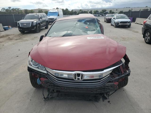  HONDA ACCORD 2017 Красный