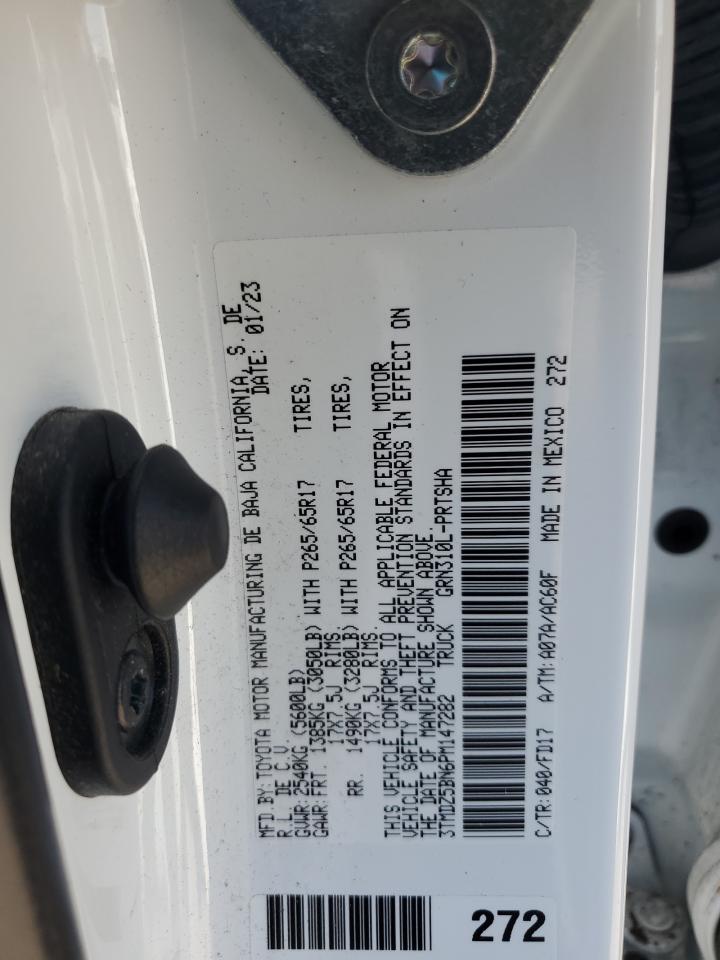 2023 Toyota Tacoma Double Cab VIN: 3TMDZ5BN6PM147282 Lot: 82028355