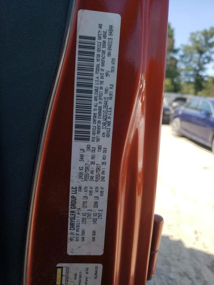 2014 Jeep Wrangler Unlimited Sport VIN: 1C4BJWDG1EL264415 Lot: 71559305