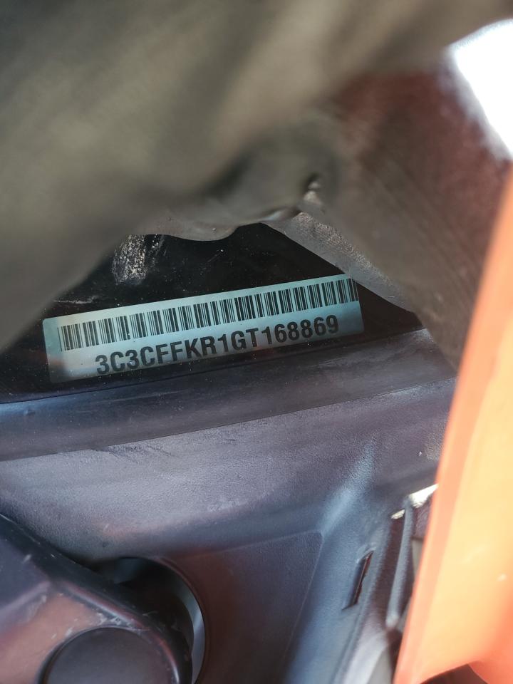 2016 Fiat 500 Easy VIN: 3C3CFFKR1GT168869 Lot: 81759035