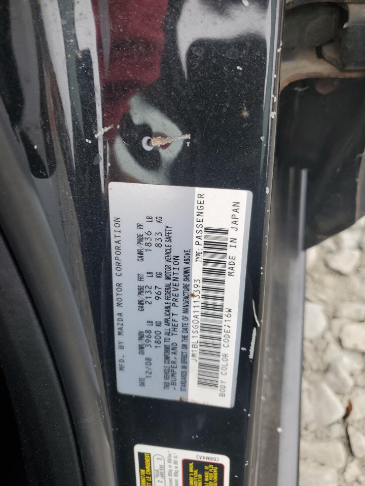 2010 Mazda 3 I VIN: JM1BL1SG0A1113393 Lot: 80112215