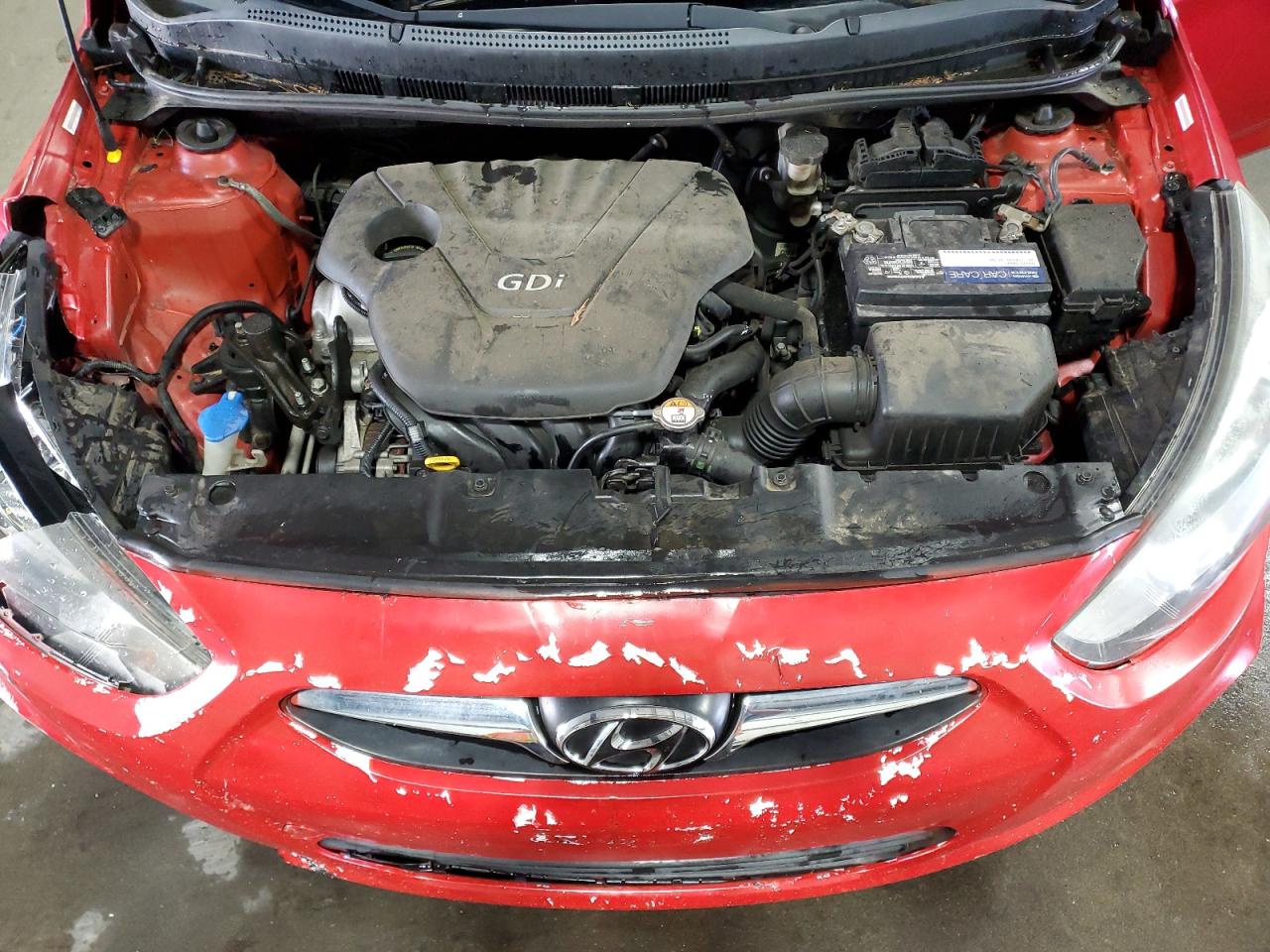 2013 Hyundai Accent Gls VIN: KMHCT4AE8DU389597 Lot: 71442795