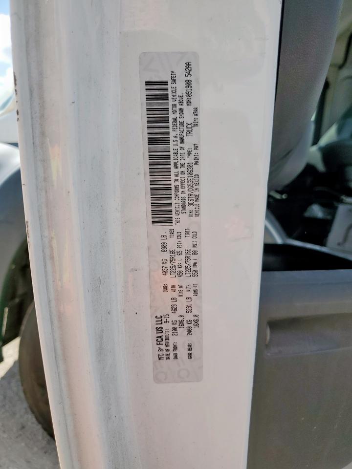 2016 Ram Promaster 2500 2500 High VIN: 3C6TRVDG5GE106301 Lot: 80854705