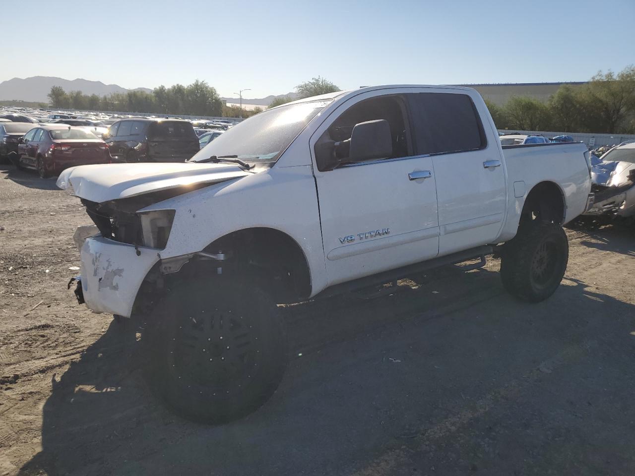 2006 Nissan Titan Xe white other flexible 1N6BA07A26N565427 photo #1