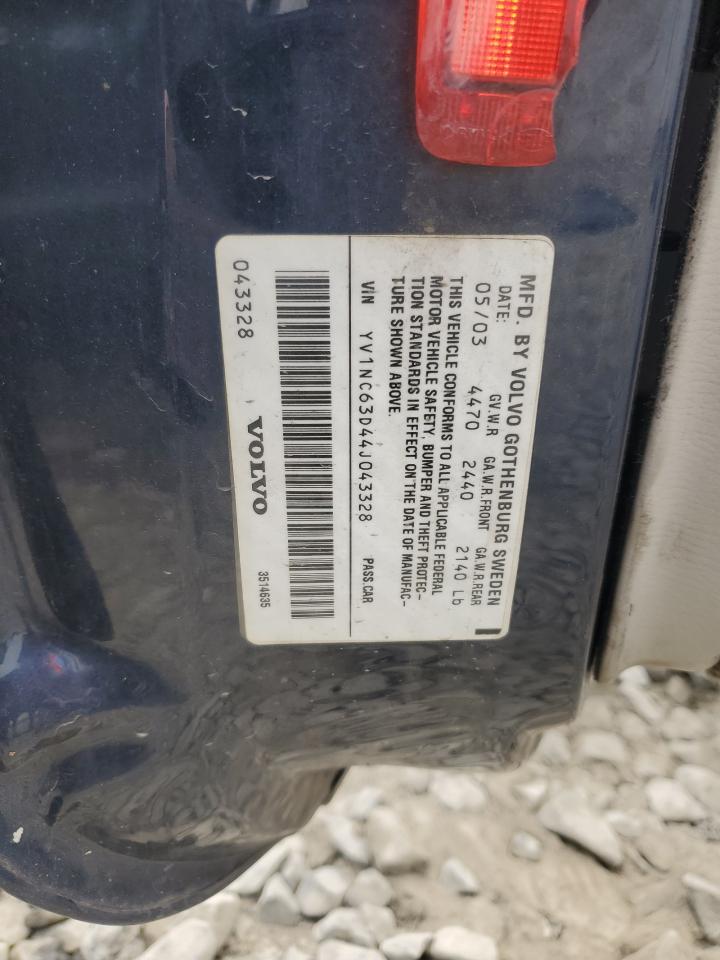 2004 Volvo C70 Lpt VIN: YV1NC63D44J043328 Lot: 71603635