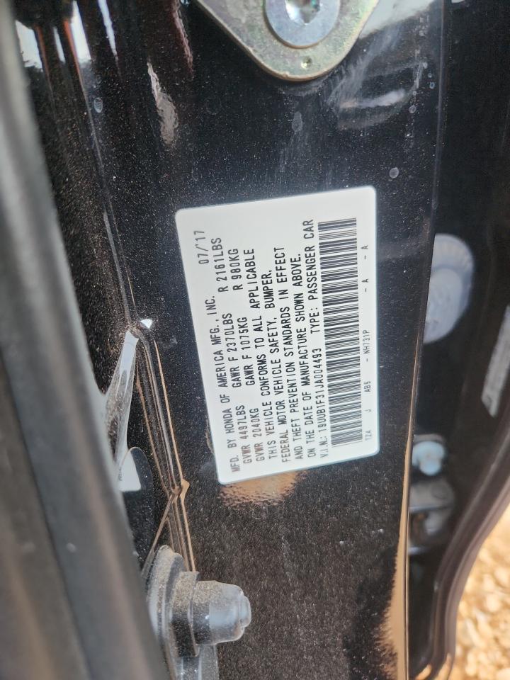 2018 Acura Tlx VIN: 19UUB1F31JA004493 Lot: 80310245