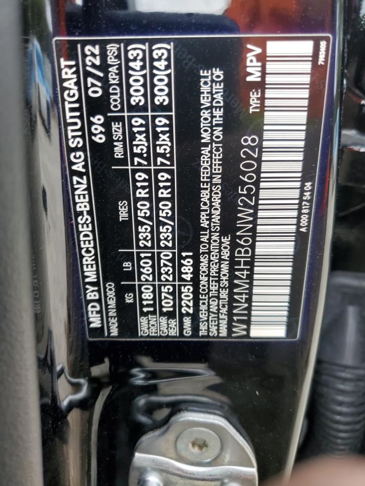 2022 Mercedes-Benz Glb 250 4Matic VIN: W1N4M4HB6NW256028 Lot: 81477625