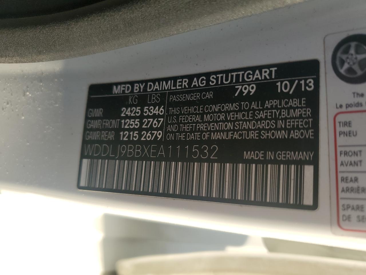 Фото: WDDLJ9BBXEA111532