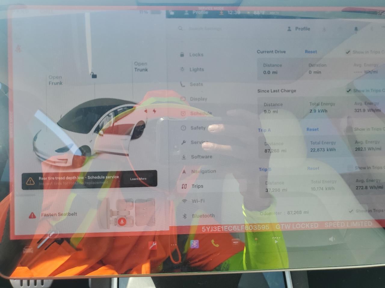 2020 Tesla Model 3 VIN: 5YJ3E1EC6LF603595 Lot: 80030695