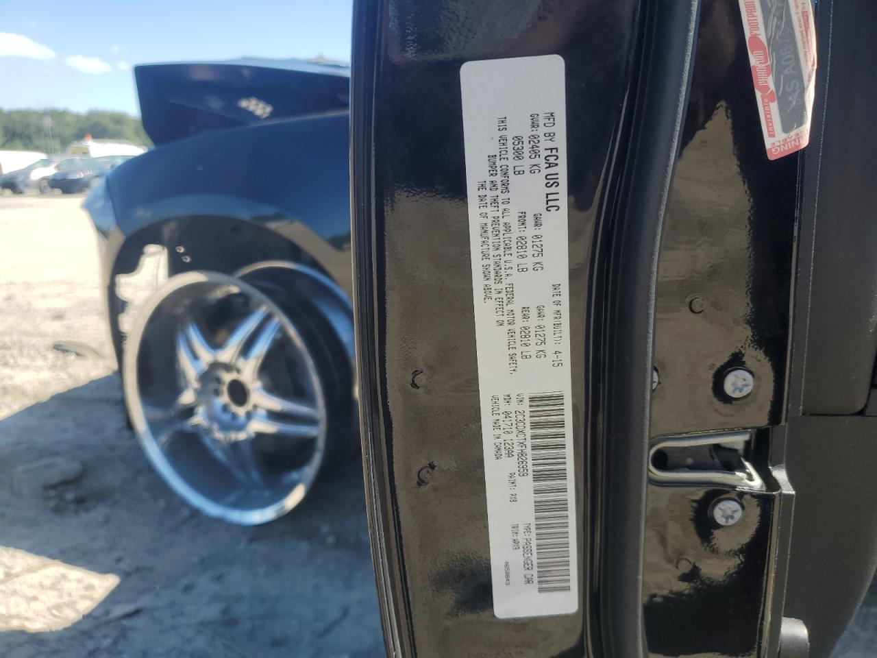 2015 Dodge Charger R/T VIN: 2C3CDXCTXFH826959 Lot: 81654505