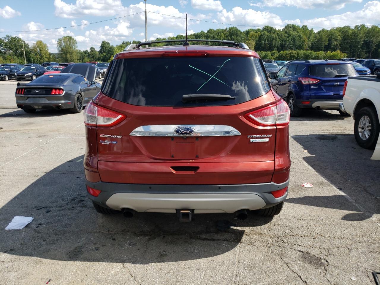 2014 Ford Escape Titanium VIN: 1FMCU0J92EUD49834 Lot: 71019845