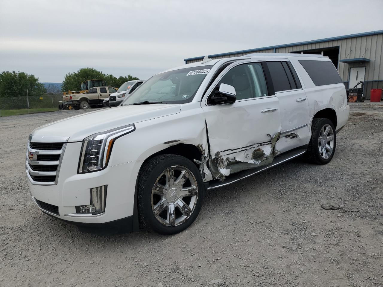 2016 Cadillac Escalade Esv Luxury white null gas 1GYS4HKJ4GR290406 photo #1
