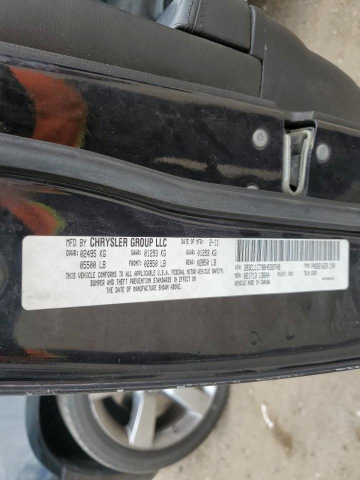 2011 Dodge Charger Police VIN: 2B3CL1CT9BH539748 Lot: 71223965