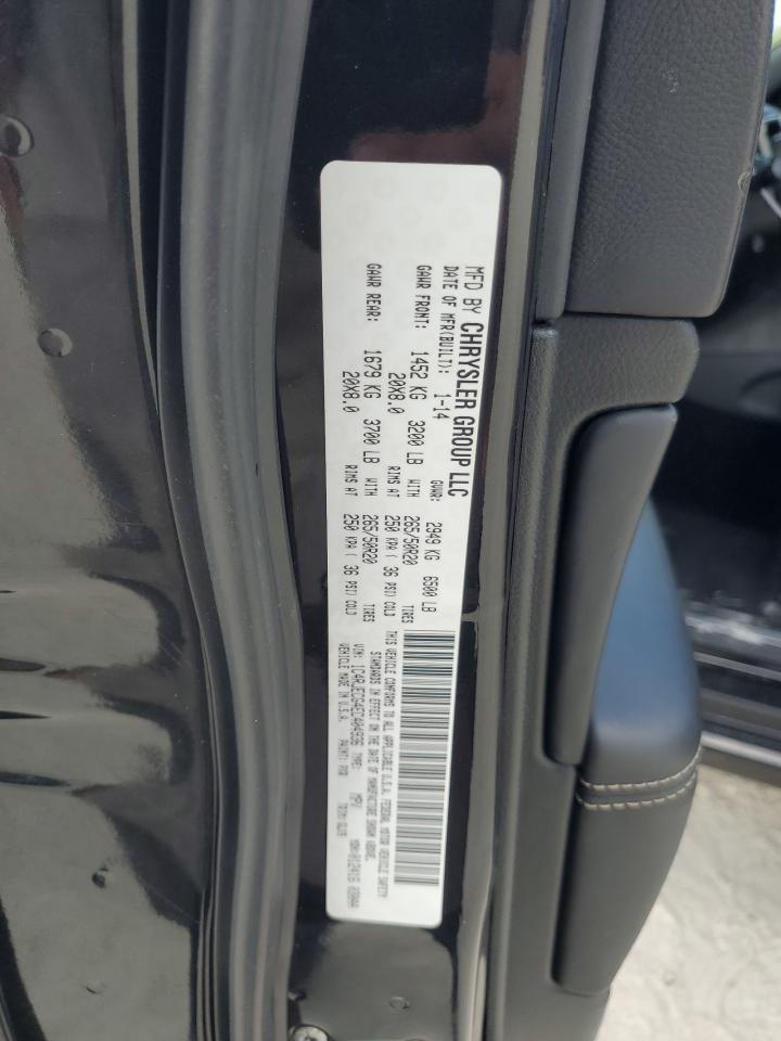 2014 Jeep Grand Cherokee Overland VIN: 1C4RJECG4EC404936 Lot: 84047495