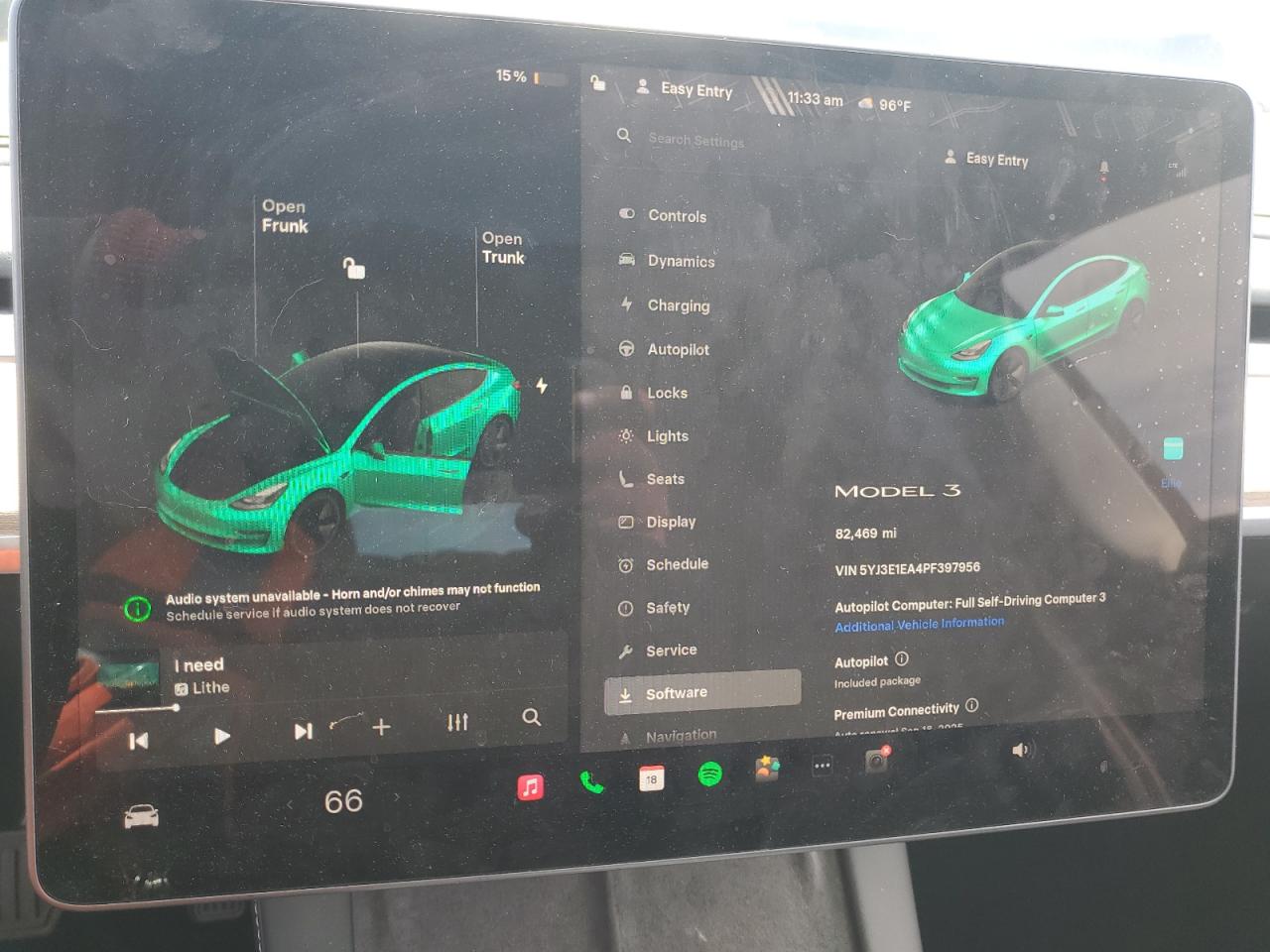 2023 Tesla Model 3 VIN: 5YJ3E1EA4PF397956 Lot: 81165505