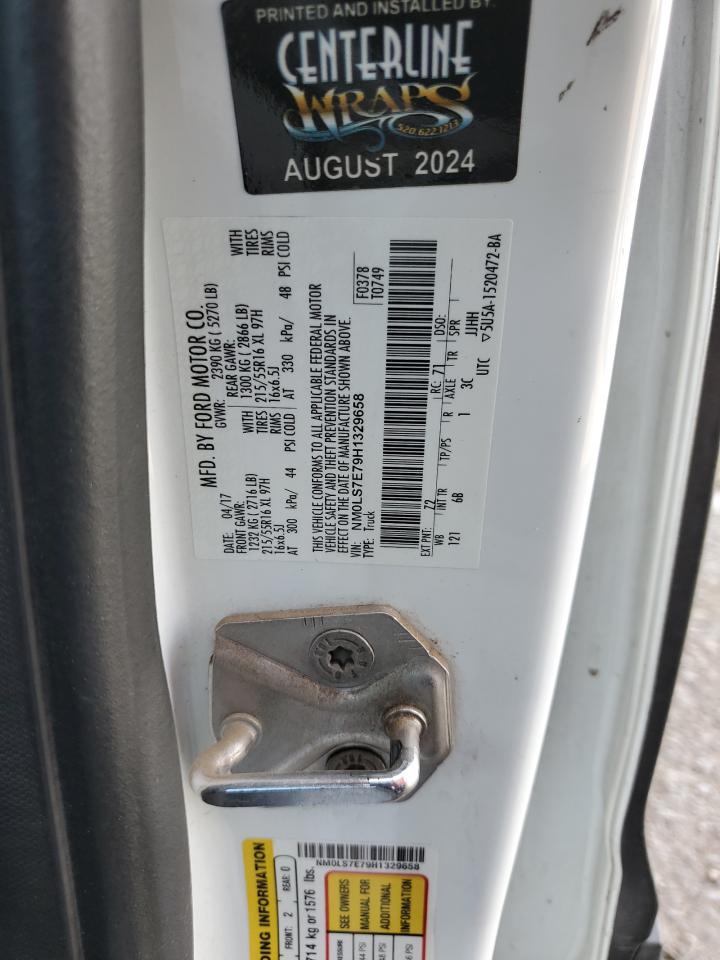 2017 Ford Transit Connect Xl VIN: NM0LS7E79H1329658 Lot: 71923815