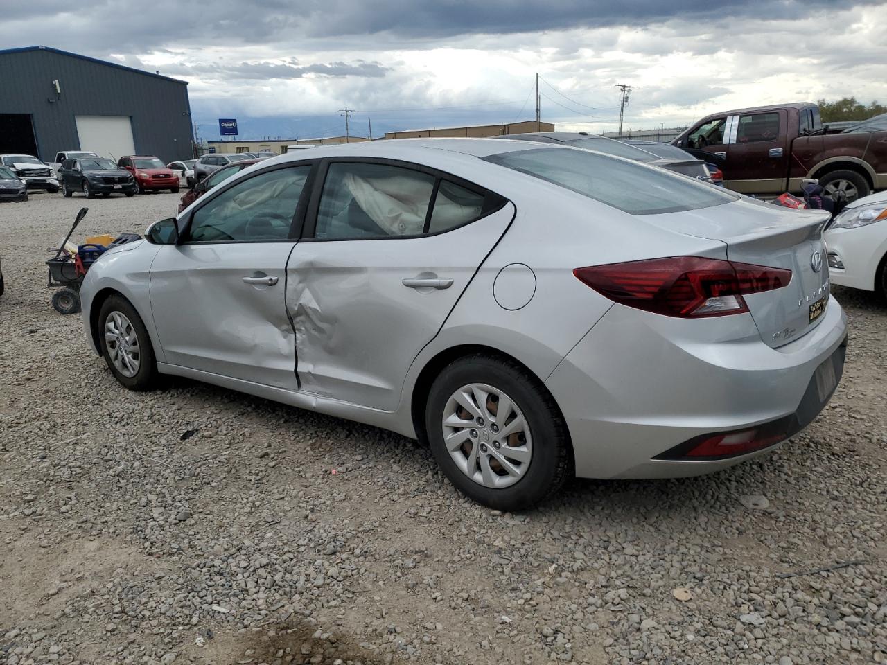 2019 Hyundai Elantra Se grey null gas 5NPD74LF8KH466740 photo #3