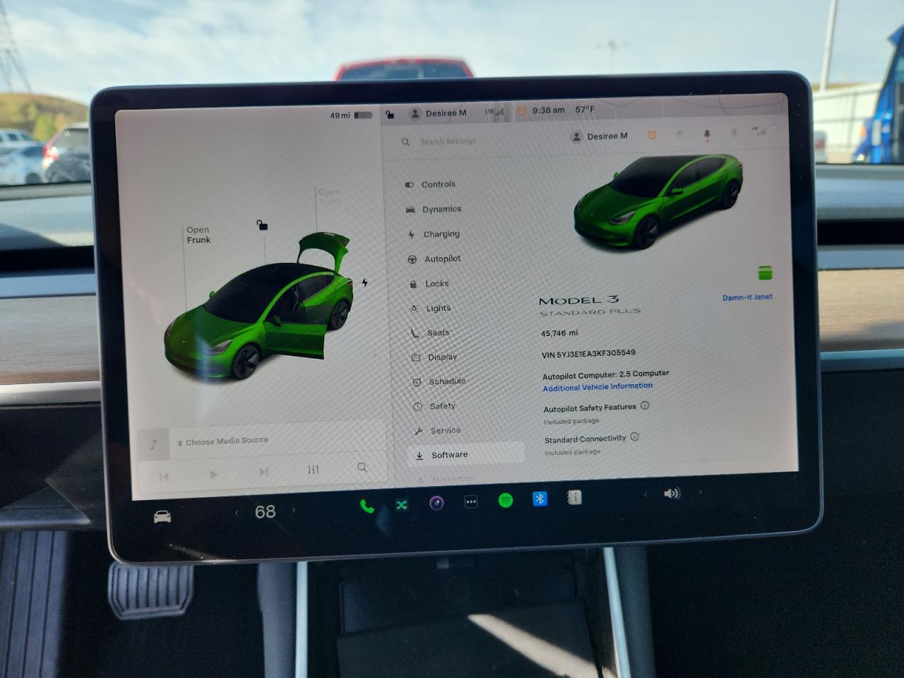 2019 Tesla Model 3 VIN: 5YJ3E1EA3KF305549 Lot: 81318275