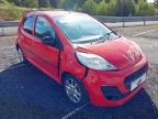 2014 PEUGEOT 107 ALLURE  for sale at Copart SANDTOFT