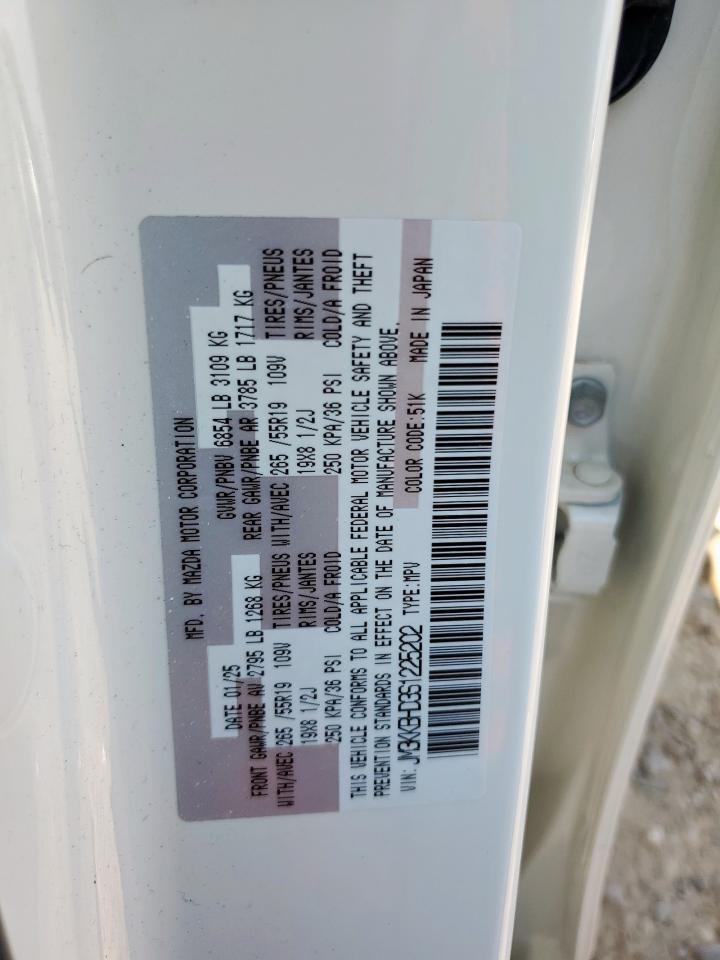 2025 Mazda Cx-90 Preferred VIN: JM3KKBHD3S1225202 Lot: 80266645