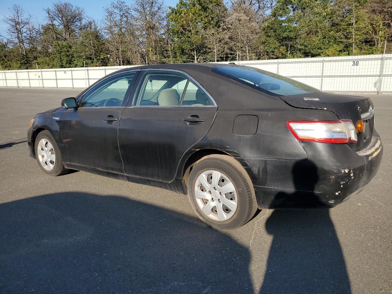 2011 Toyota Camry Hybrid black sedan hybrid 4T1BB3EK7BU142349 photo #3