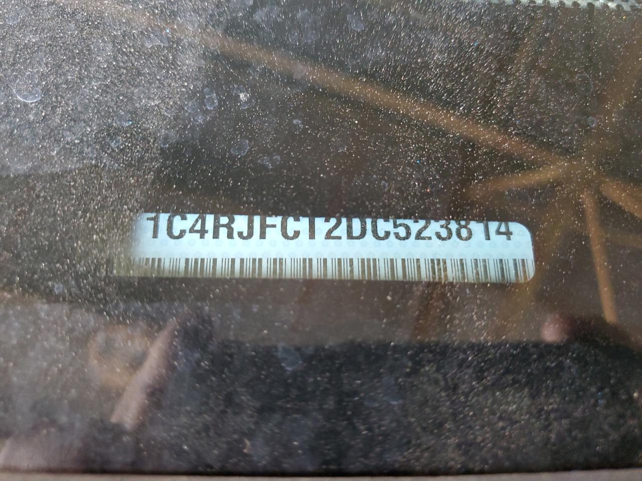 2013 Jeep Grand Cherokee Overland VIN: 1C4RJFCT2DC523814 Lot: 80215075