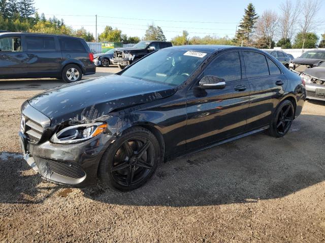 Sedans MERCEDES-BENZ C-CLASS 2015 Czarny