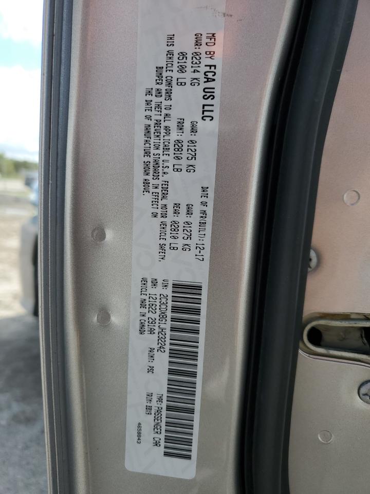 2018 Dodge Charger Gt VIN: 2C3CDXJG2JH189578 Lot: 80336205