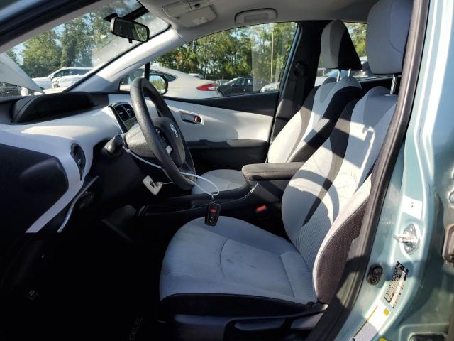  TOYOTA PRIUS 2016 Бирюзовый